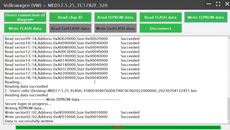 how-to-clone-vw-med17.5.25-by-x431-ecu-ecu-programmer-8